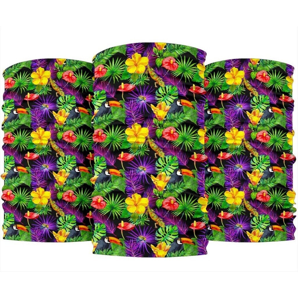 Dark Hawaii Tropical Pattern Print Bandanas Ha65578