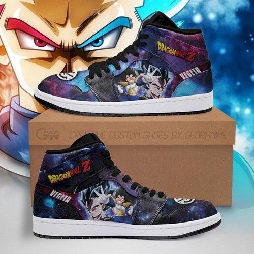 Vegeta Jordan Sneakers Galaxy Dragon Ball Z Anime Shoes Fan Pt04 Jordan Sneaker