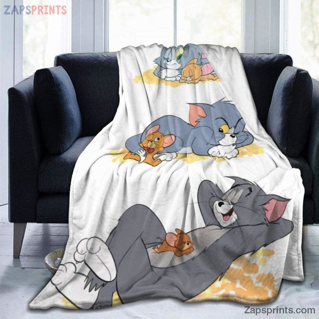 Tom And Jerry Sleep Together Blanket