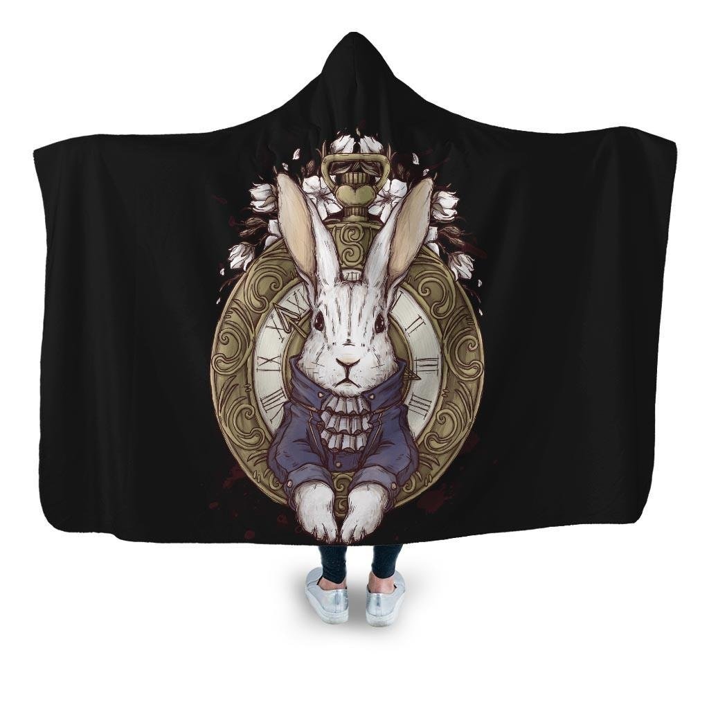 The White Rabbit Hooded Blanket