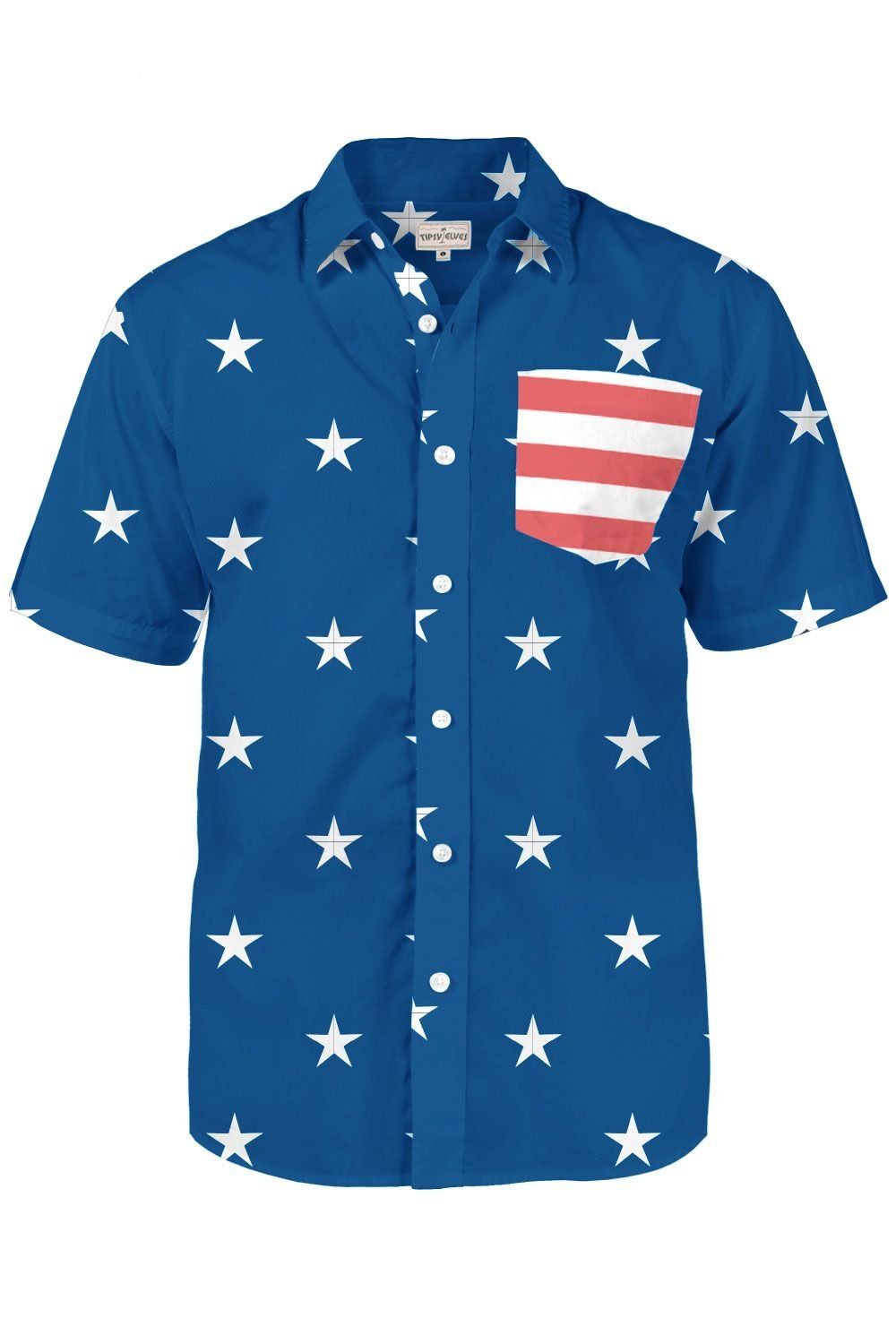 Old Glory Blue Unique Design Hawaii Shirt Ha17363