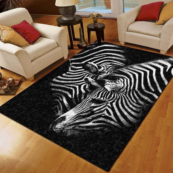 Zebra Area Rug Living Room Rug Home Decor Floor Decor 6 VH3