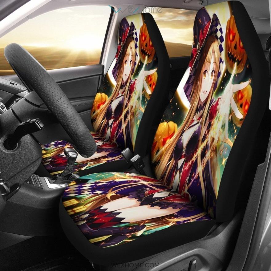 Yuuki Asuna Sword Art Online Anime Halloween Car Seat Covers