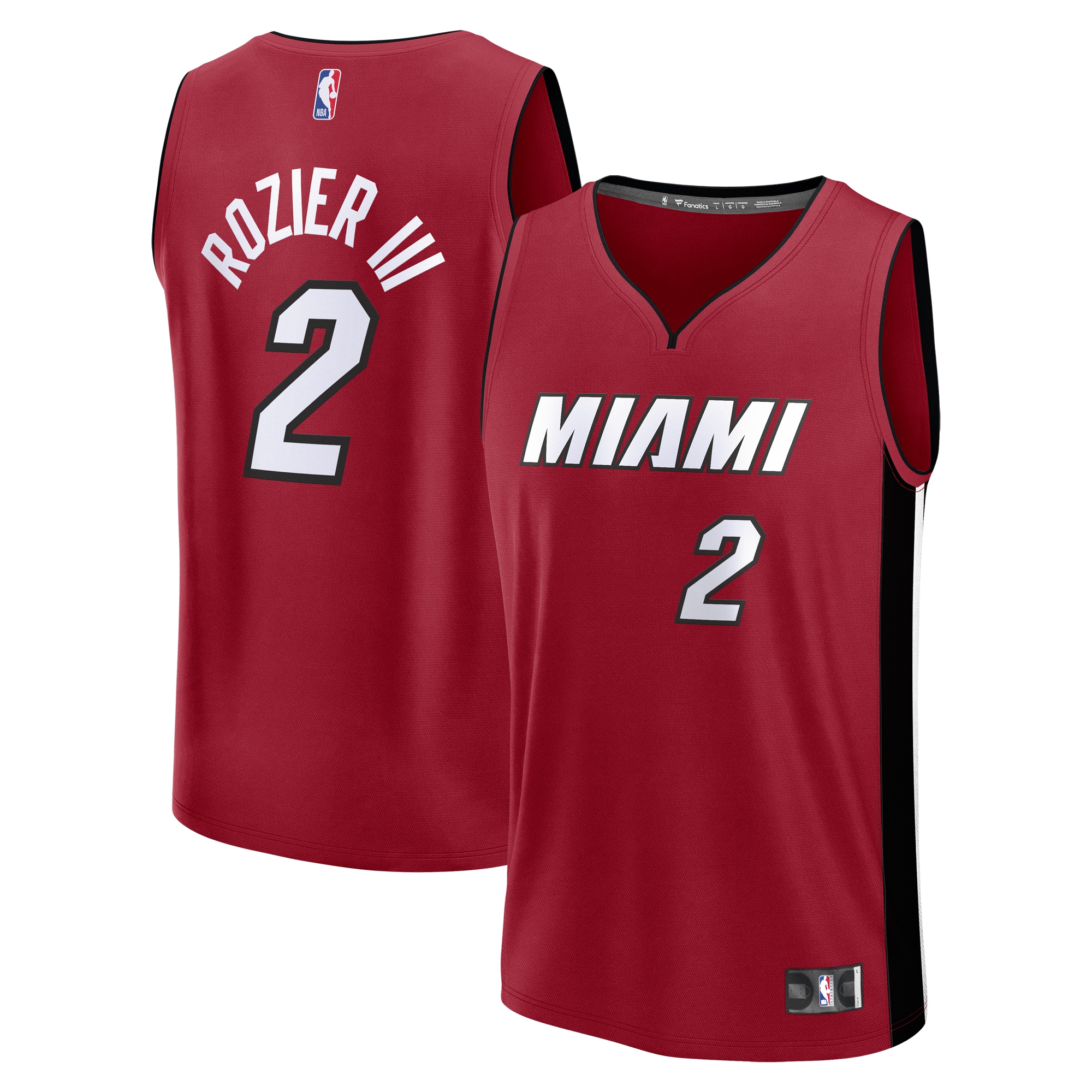 Terry Rozier Miami Heat Branded Youth Fast Break Player Jersey – Statement Edition – Red