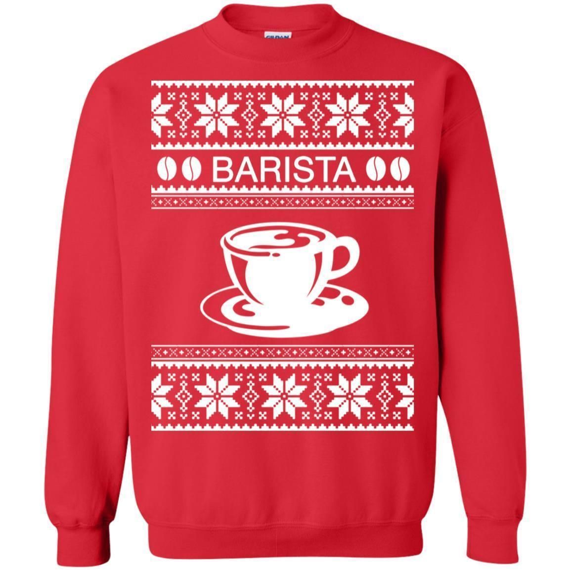 Check Out This Awesome Barista Ugly Christmas Sweater