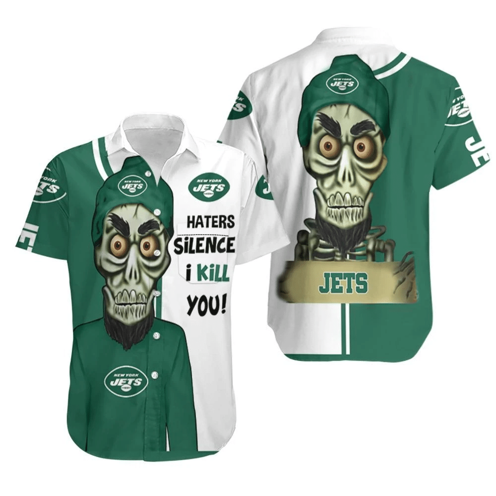 New York Jets Haters I Kill You 3D Hawaiian Shirt Beach Set