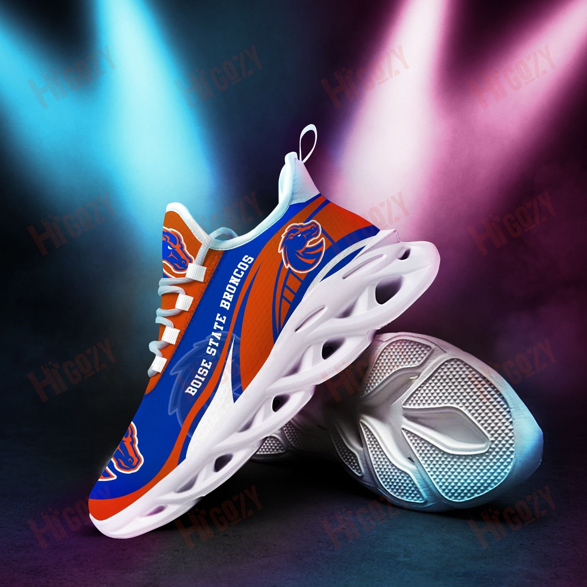 Boise State Broncos 3D Clunky Sneaker New Trending 2021 Summer N1642