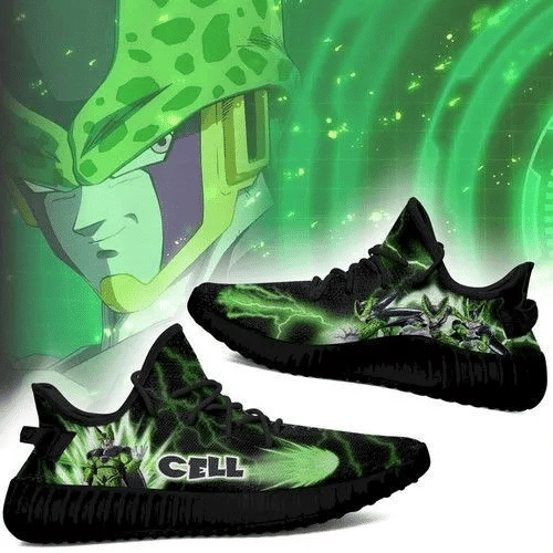 Cell Yz Sneakers Dragon Ball Z Shoes Anime Yeezy Sneakers Shoes B