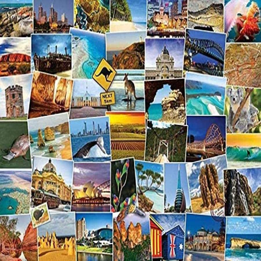 1000 Piece Puzzle-Australia Landscape Poster Puzzle