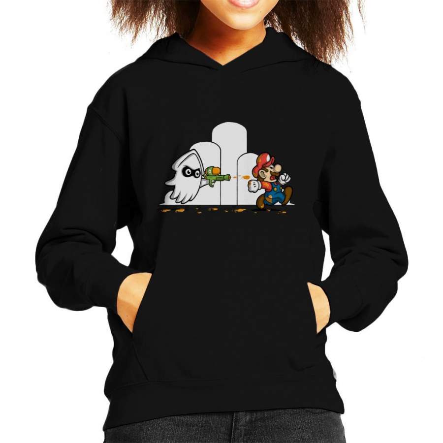 Super Mario Revenge Of The Squid Kid’s Hooded Sweatshirt