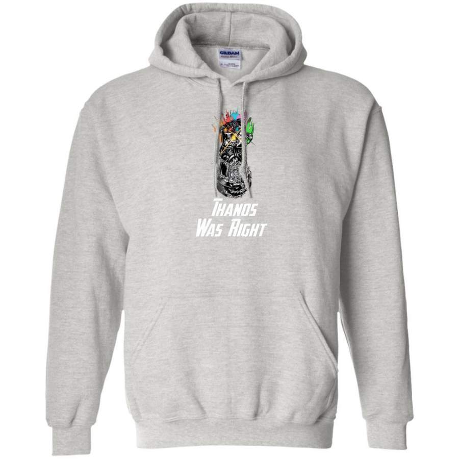 AGR Thanos Was Right Hoodie