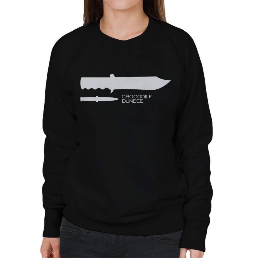 Crocodile Dundee Minimal Women’s Sweatshirt