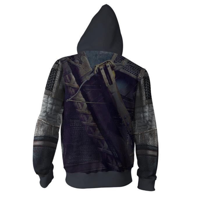 Adult The Witcher Casual Hoodie Print Long Sleeve Costume