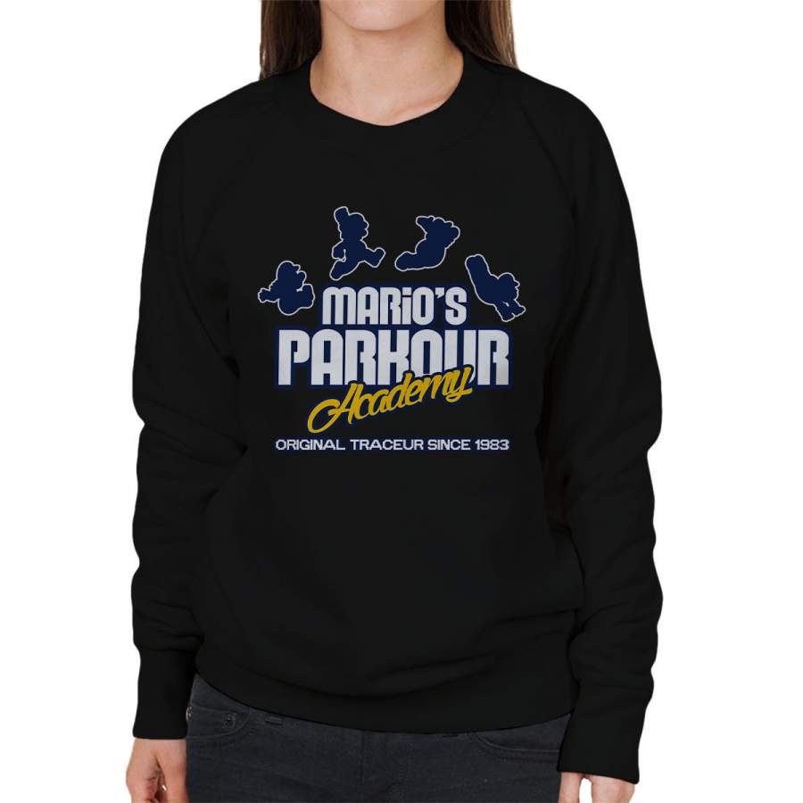 Super Mario Odyssey Parkour Academy Women’s Sweatshirt