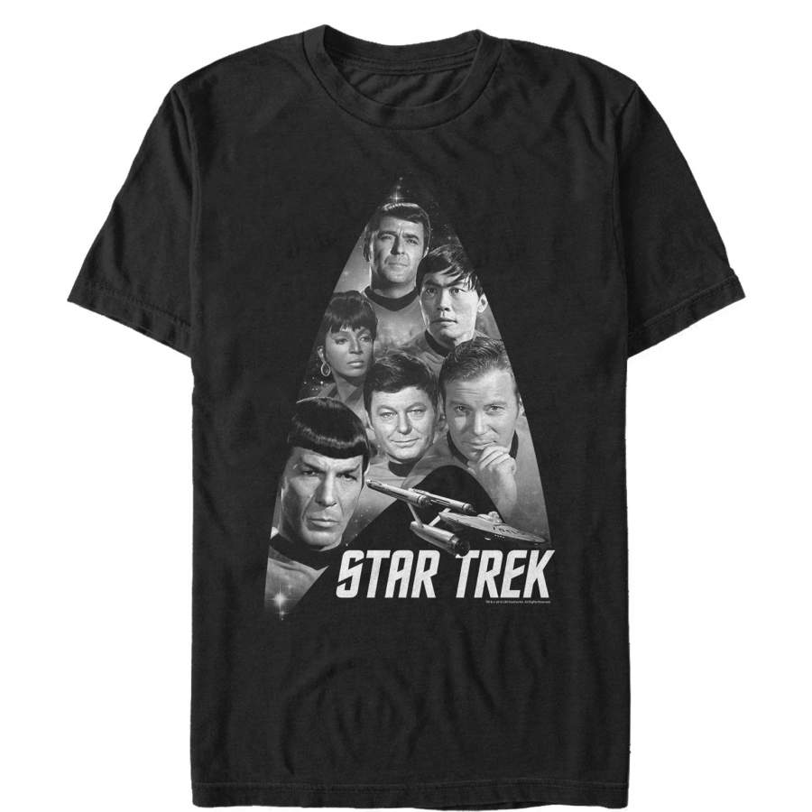 Star Trek Men’s Starfleet Gang is All Here  T Shirt