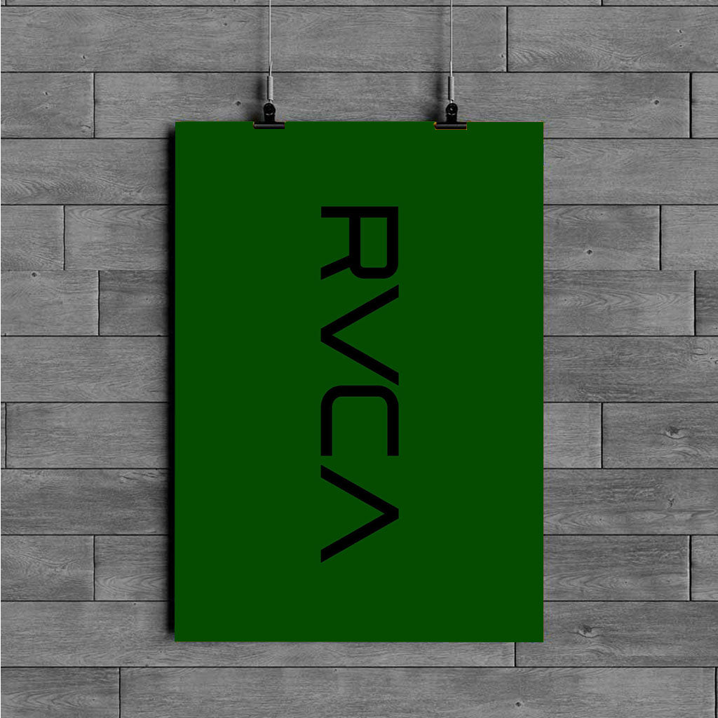 green rvca brand fashion poster - Poster Art Design