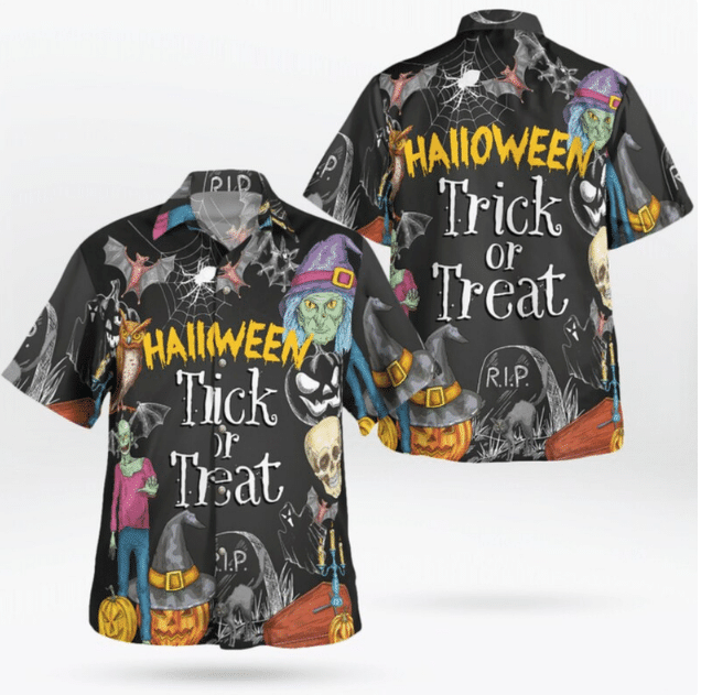 Trick Or Treat Halloween Hawaii Shirt Ha70830