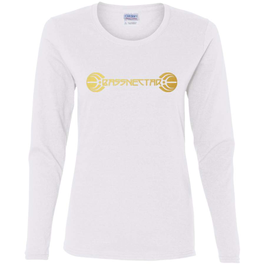 AGR Bassnectar Gold Ladies’ Cotton LS T-Shirt