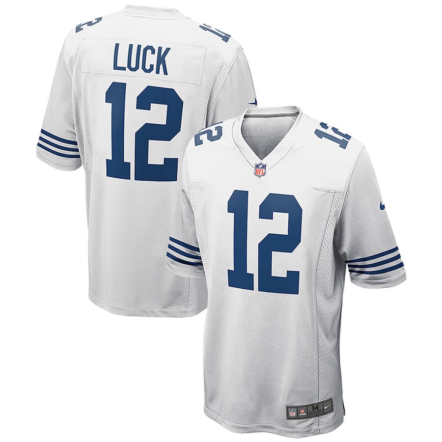 Andrew Luck Indianapolis Colts Nike Alternate Game Jersey – White