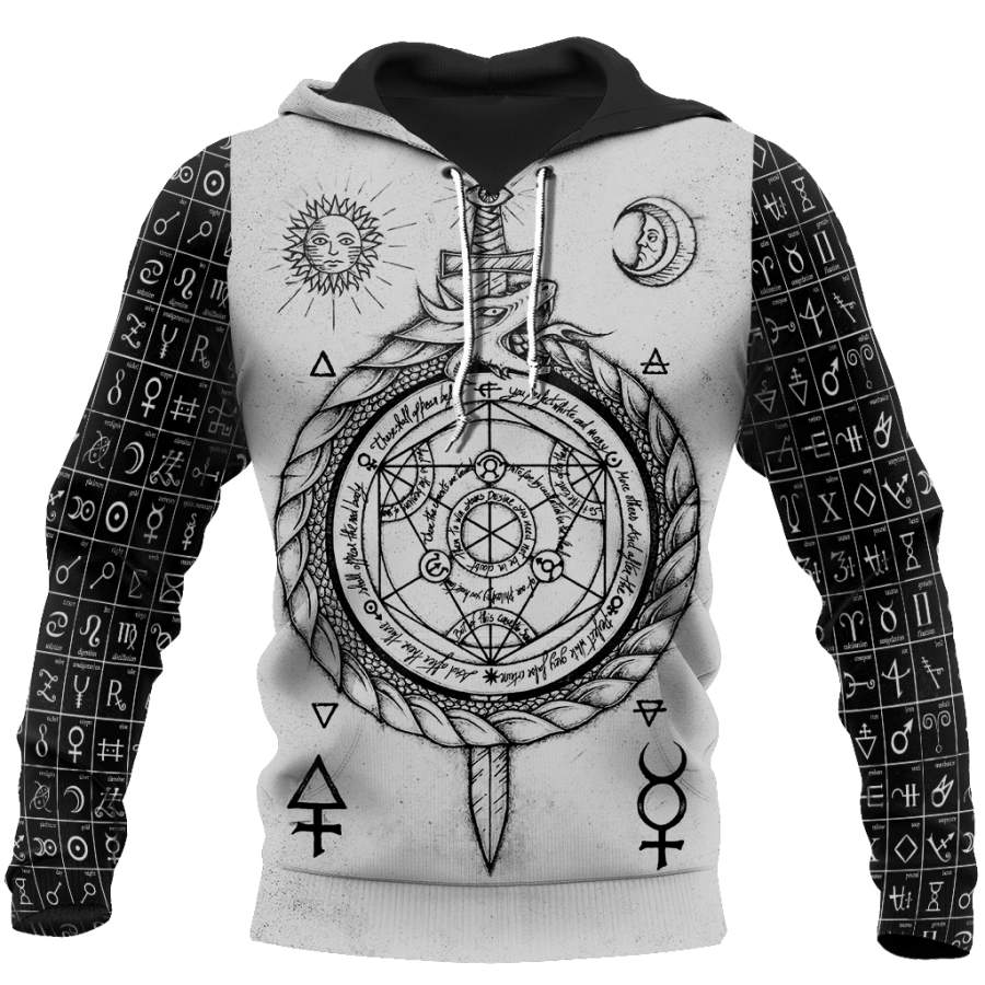 Alchemy 3D All Over Printed Shirts Hoodie JJ020104