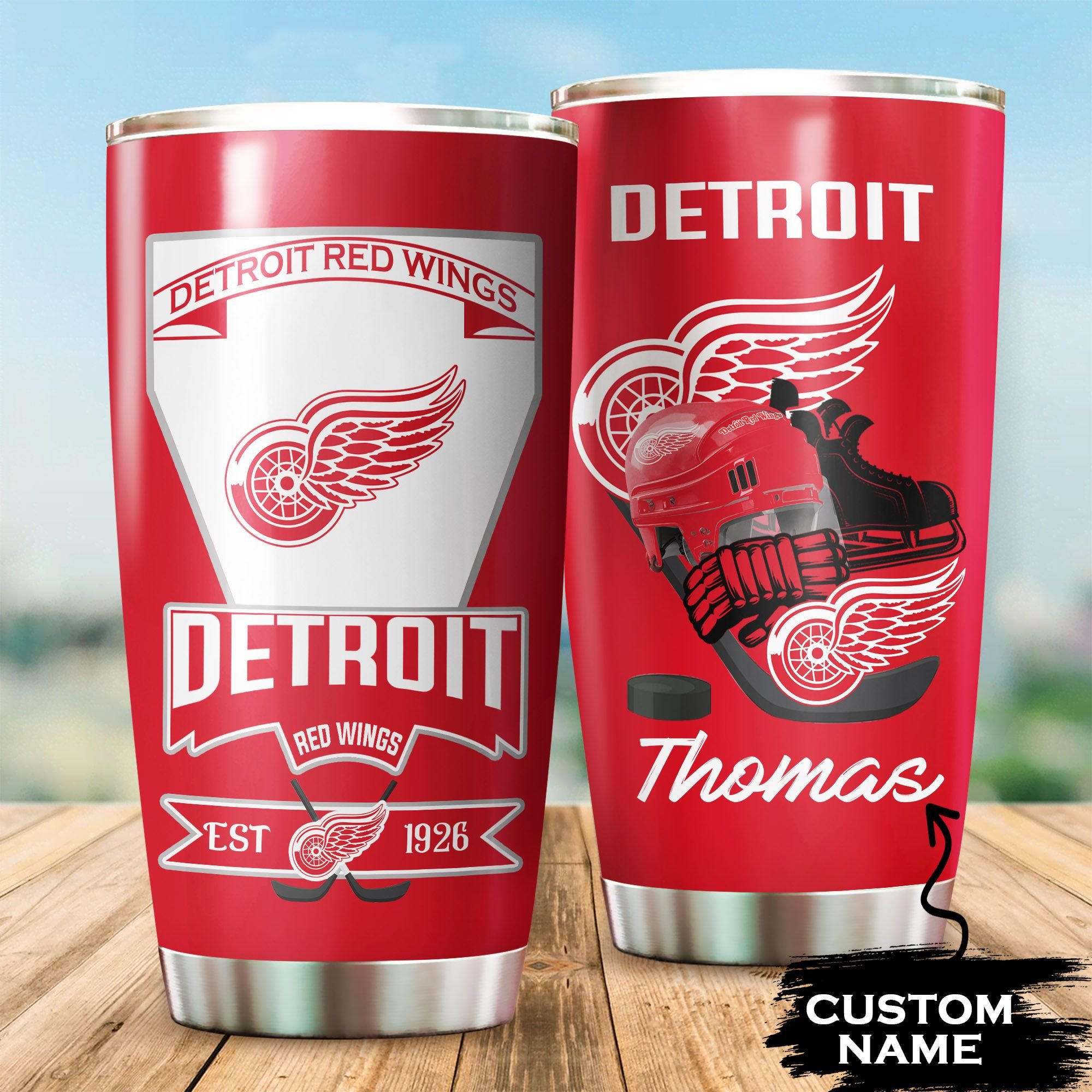 Detroit Red Wings Custom Tumbler 127 L1MTH0512