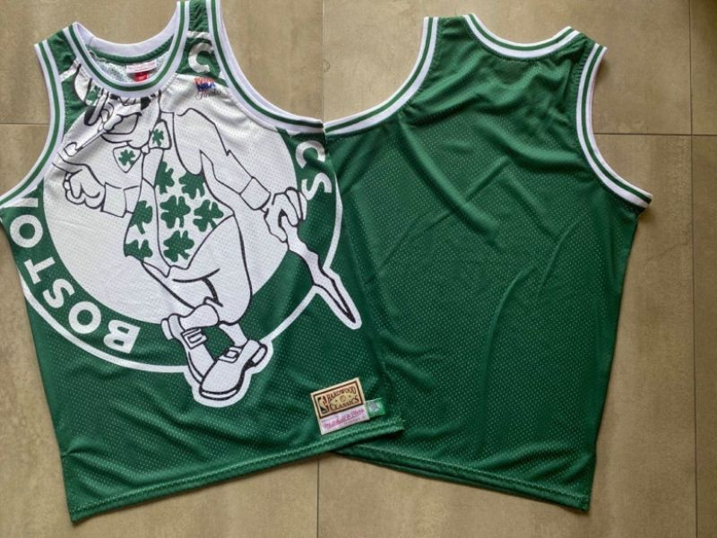 Boston Celtics NBA New Arrival Big Face Green Jersey