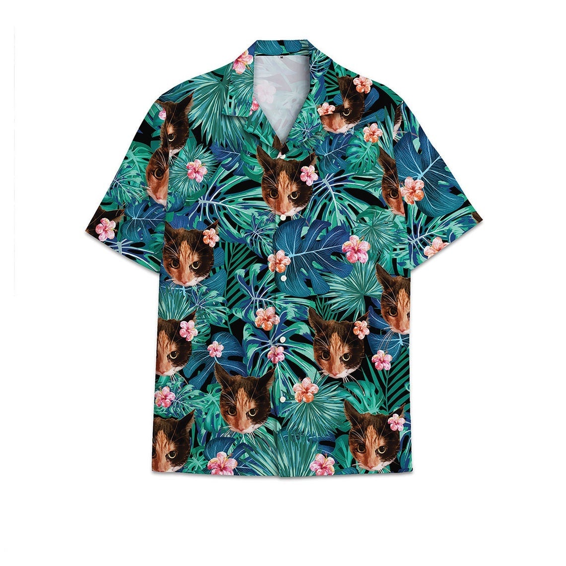 Aloha Hawaii Shirt Pet Combination Print Made In Summer Beach Shirts 38 Ha12472