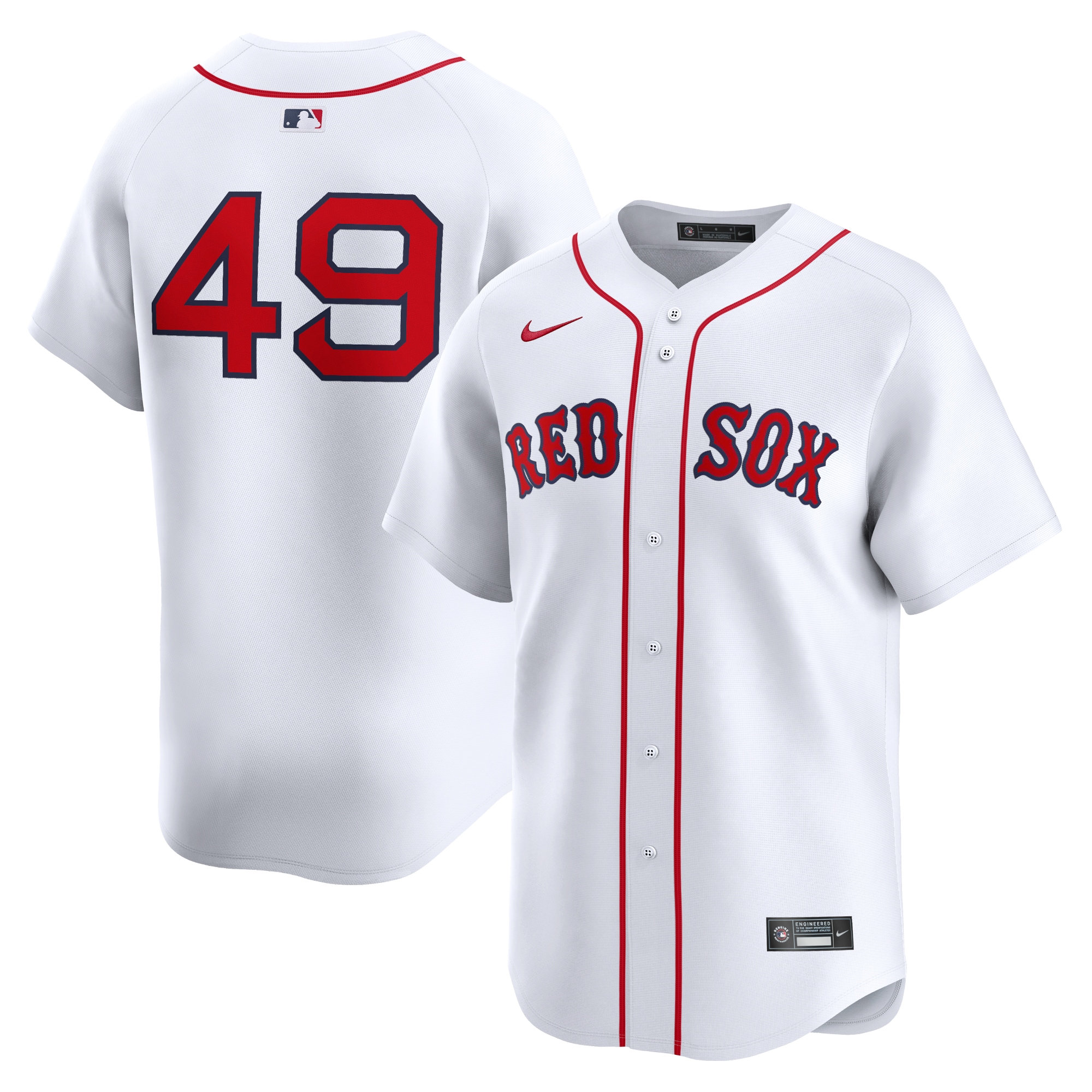 Tim Wakefield Boston Red Sox Home Limited Player Jersey – White