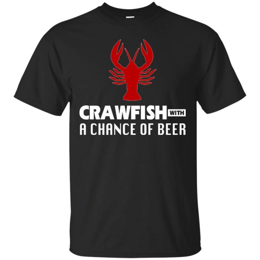 AGR Crawfish with a Chance of Beer Weekend Forecast Boil T-Shirt