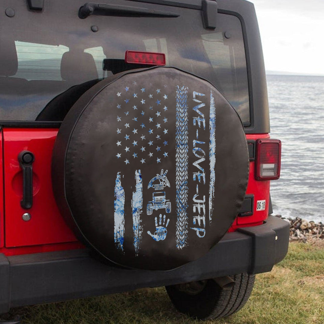 Live Love Jeep Spare Tire Cover Lt11