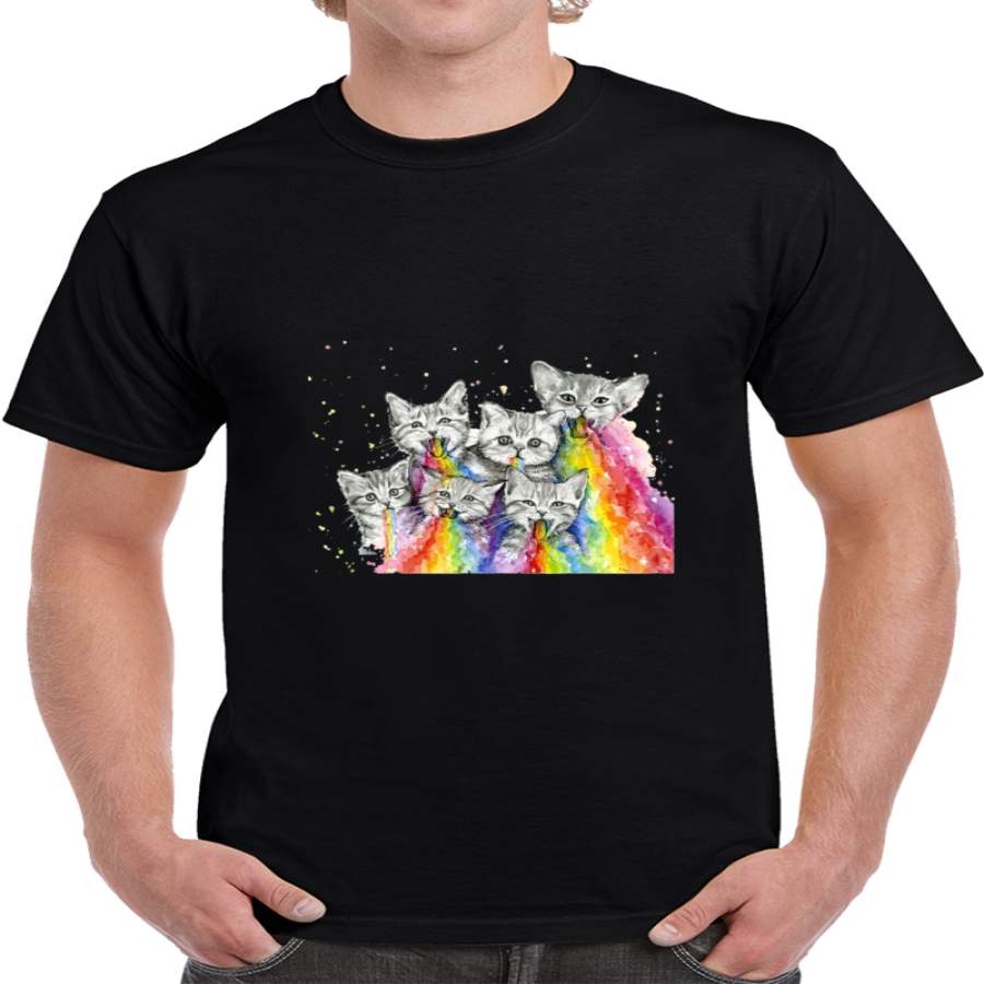 Kittens Puking Rainbows T Shirt