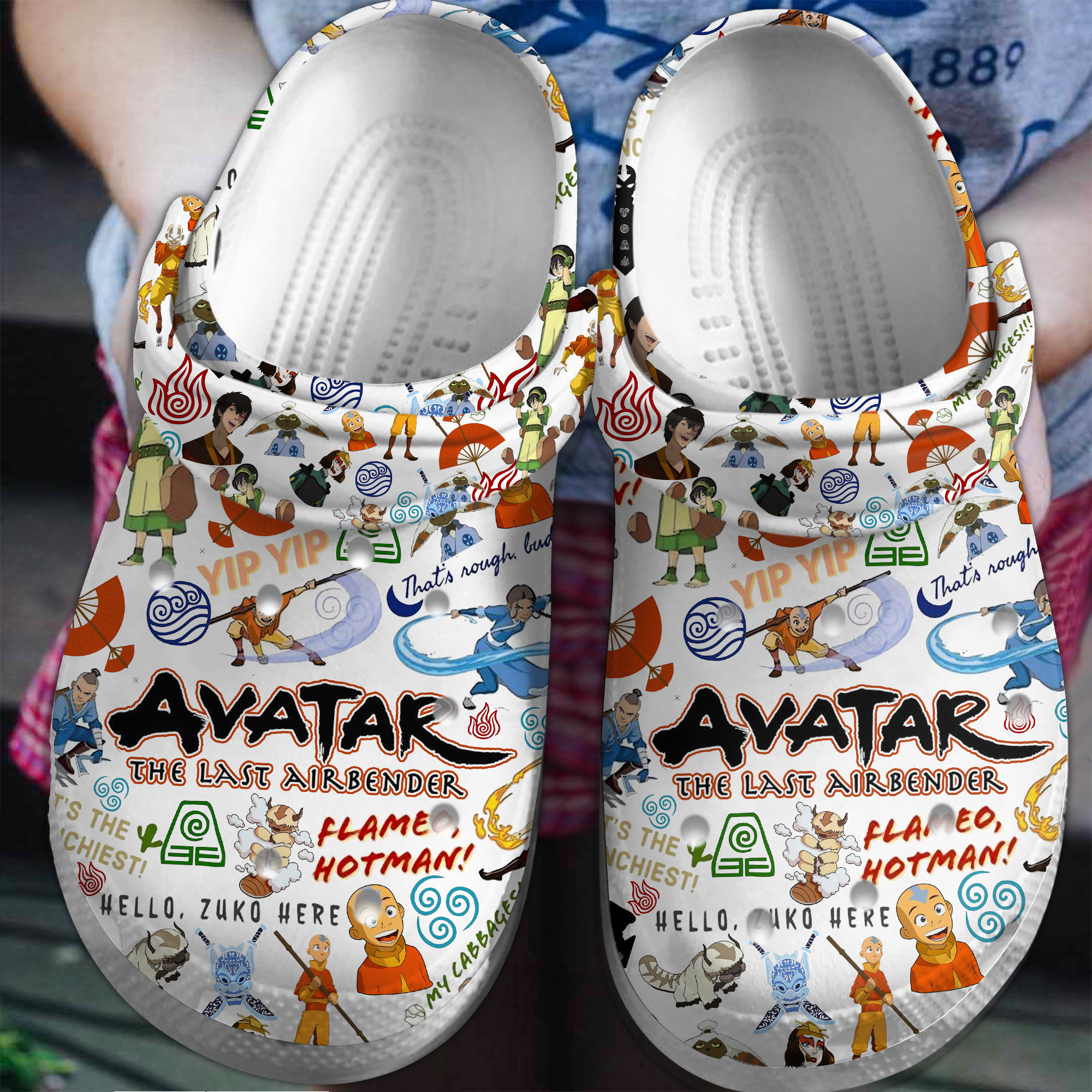 Avatar The Last Airbender Crocss Clogs For Men Women And Kid Qoqizaqr