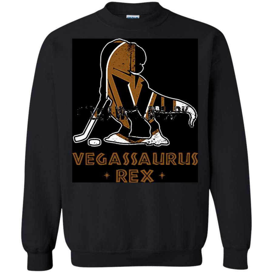 AGR VEGASSAURUS Rex Vegas Golden Knights T-Rex Hockey Youth Sweatshirt