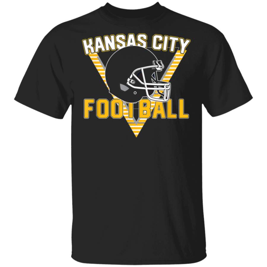 Old School Kansas City Football Retro 90s TShirt Kansas City Football T-Shirt