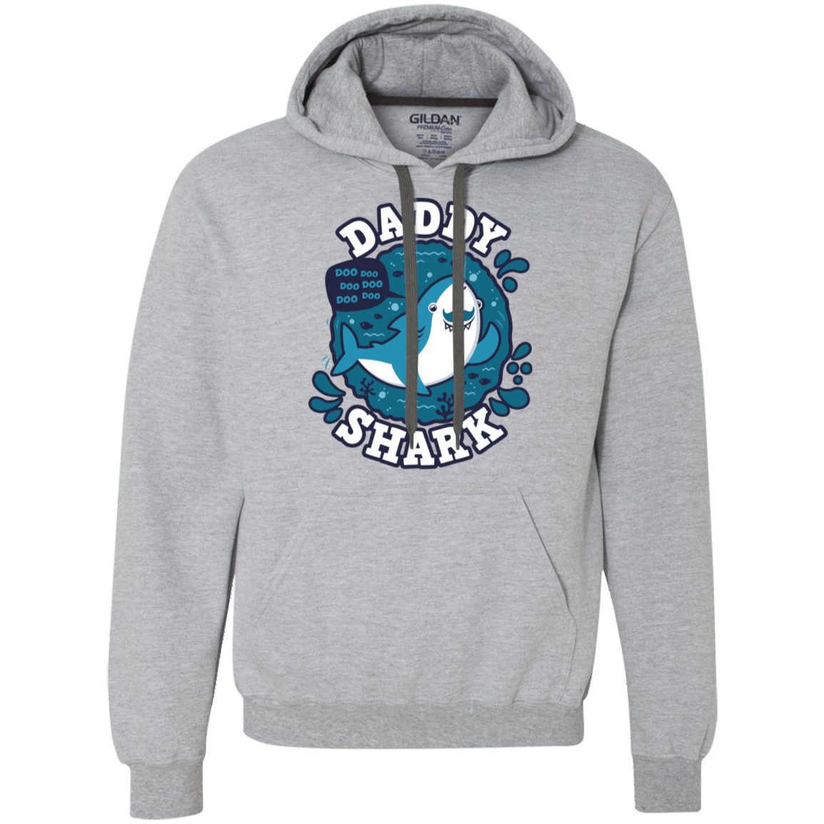 Shark Family Trazo – Daddy Premium Fleece Hoodie