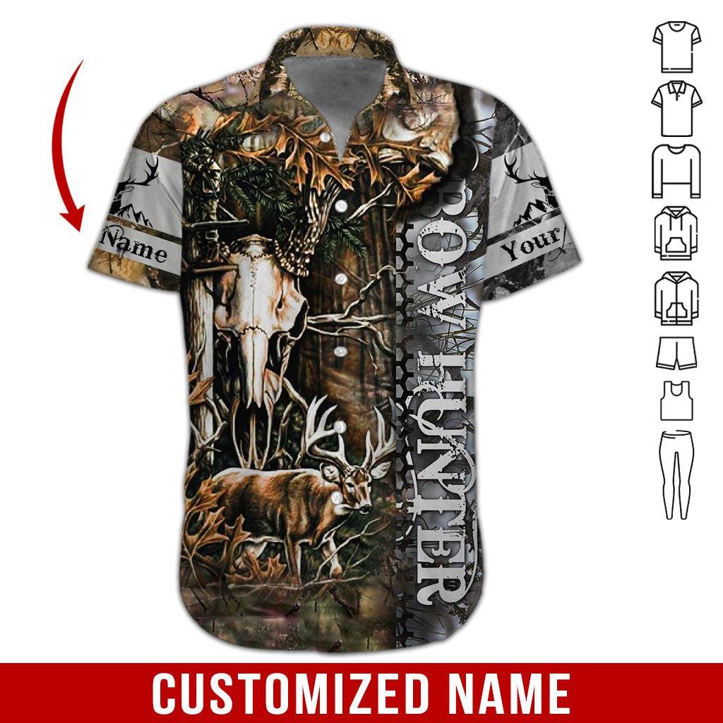 Love Hunting Custom Name Hawaii Shirt For Men Women Ha110682