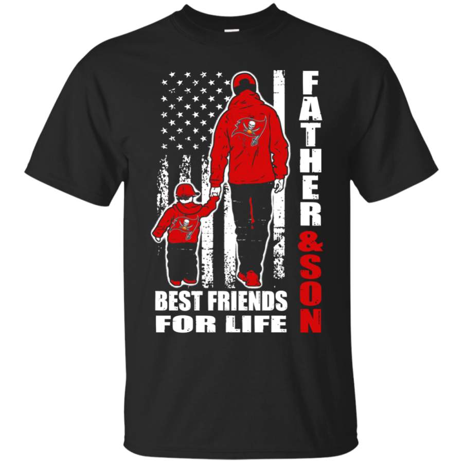 Father And Son Best Friends For Life Tampa Bay Buccaneers T-Shirt