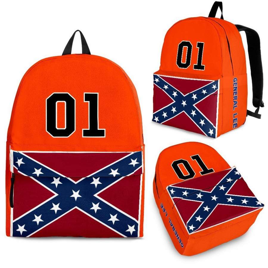 doh Backpack the dukes of hazzard general lee dodge charger 00825