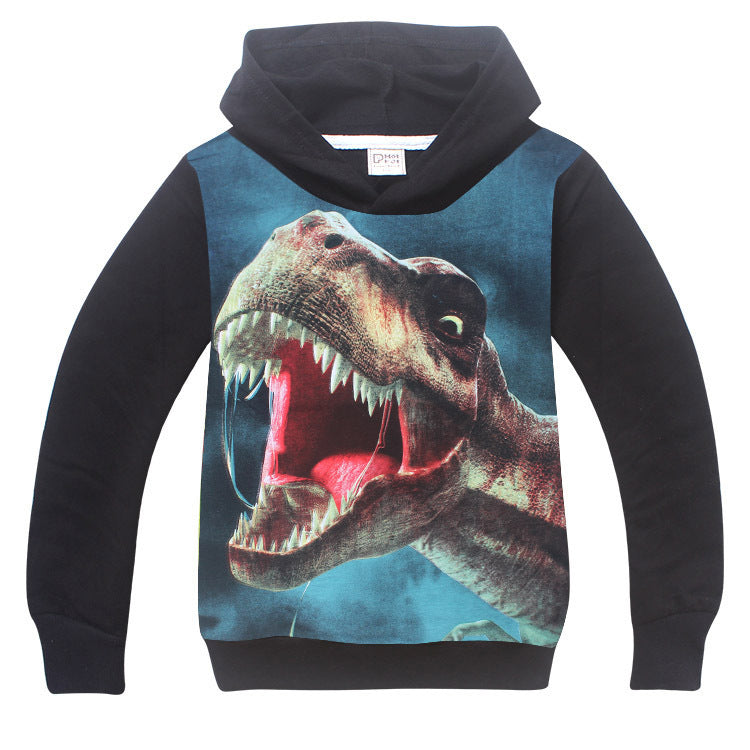 Children Clothing Boys Girls Dinosaur Pattern Long Sleeve T-Shirts Kids Boys T Shirts 3D Printed