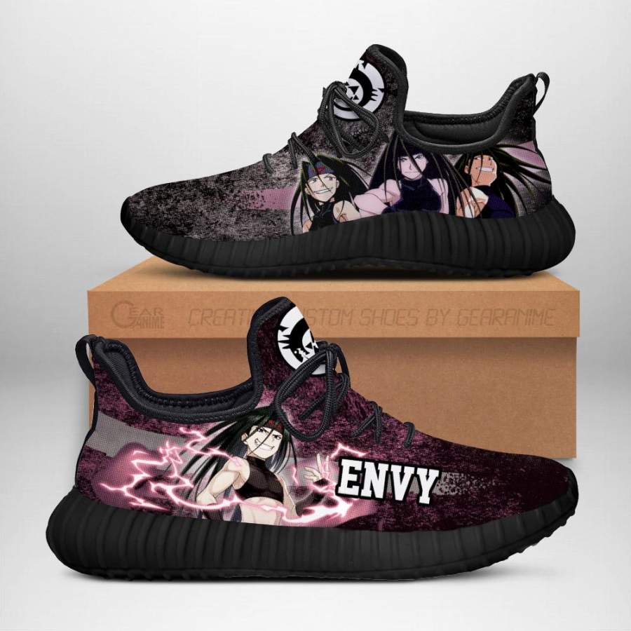 Fullmetal Alchemist Envy Shoes Sporty Character Anime Sneakers