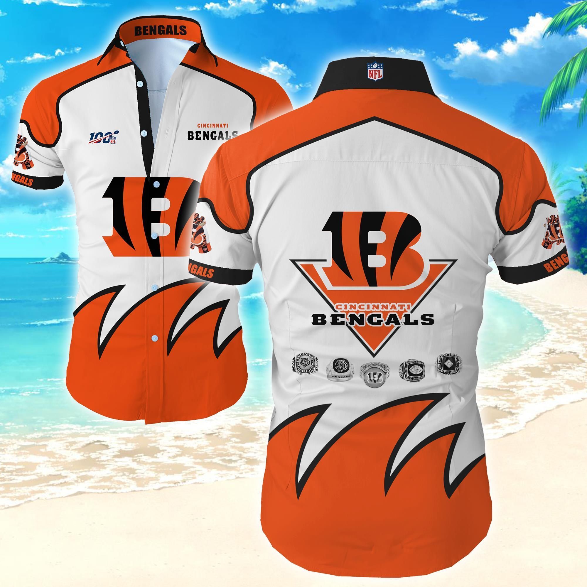 Great Cincinnati Bengals Hawaiian Shirt For Big Fans