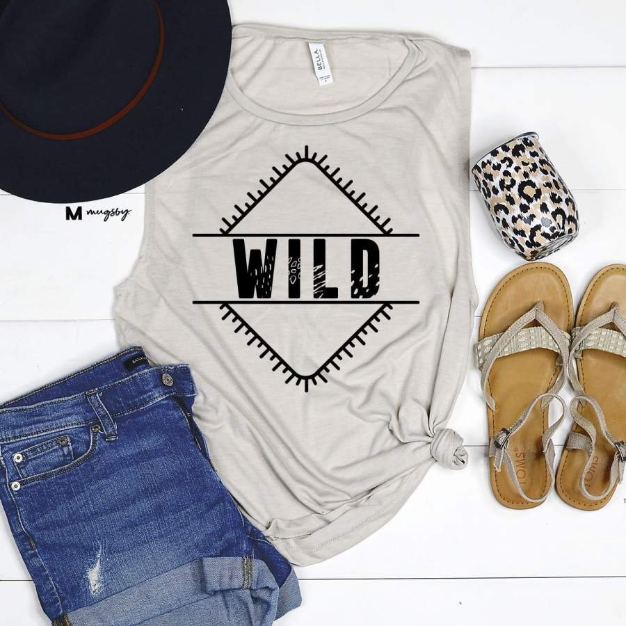 Wild Tank Top, Animal Print Tank Top, Leopard Tank Top