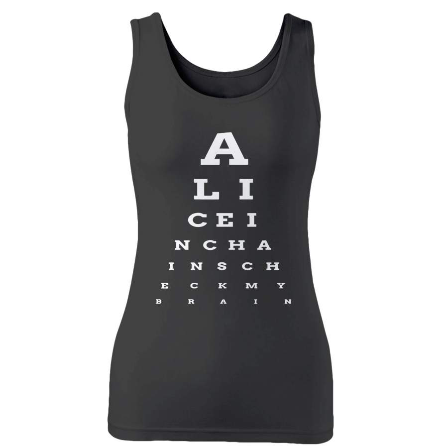 Alice In Chains Eye Chart Woman’s Tank Top