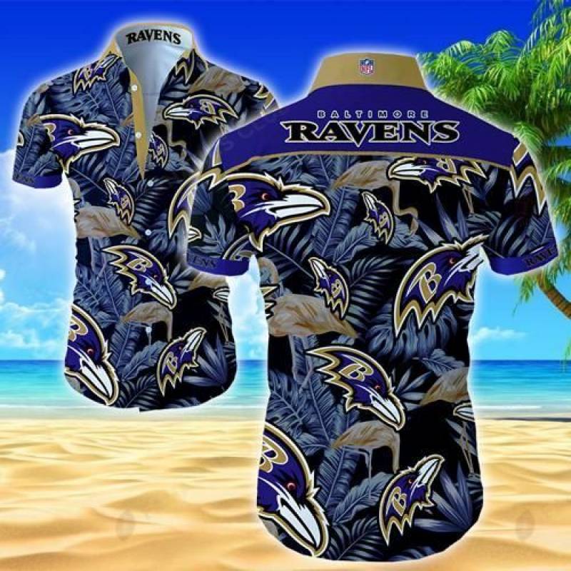 Baltimore Ravens 2 Hawaii Fit Body Shirt