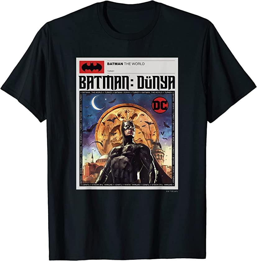 Batman: The World Turkey Comic Cover T-Shirt