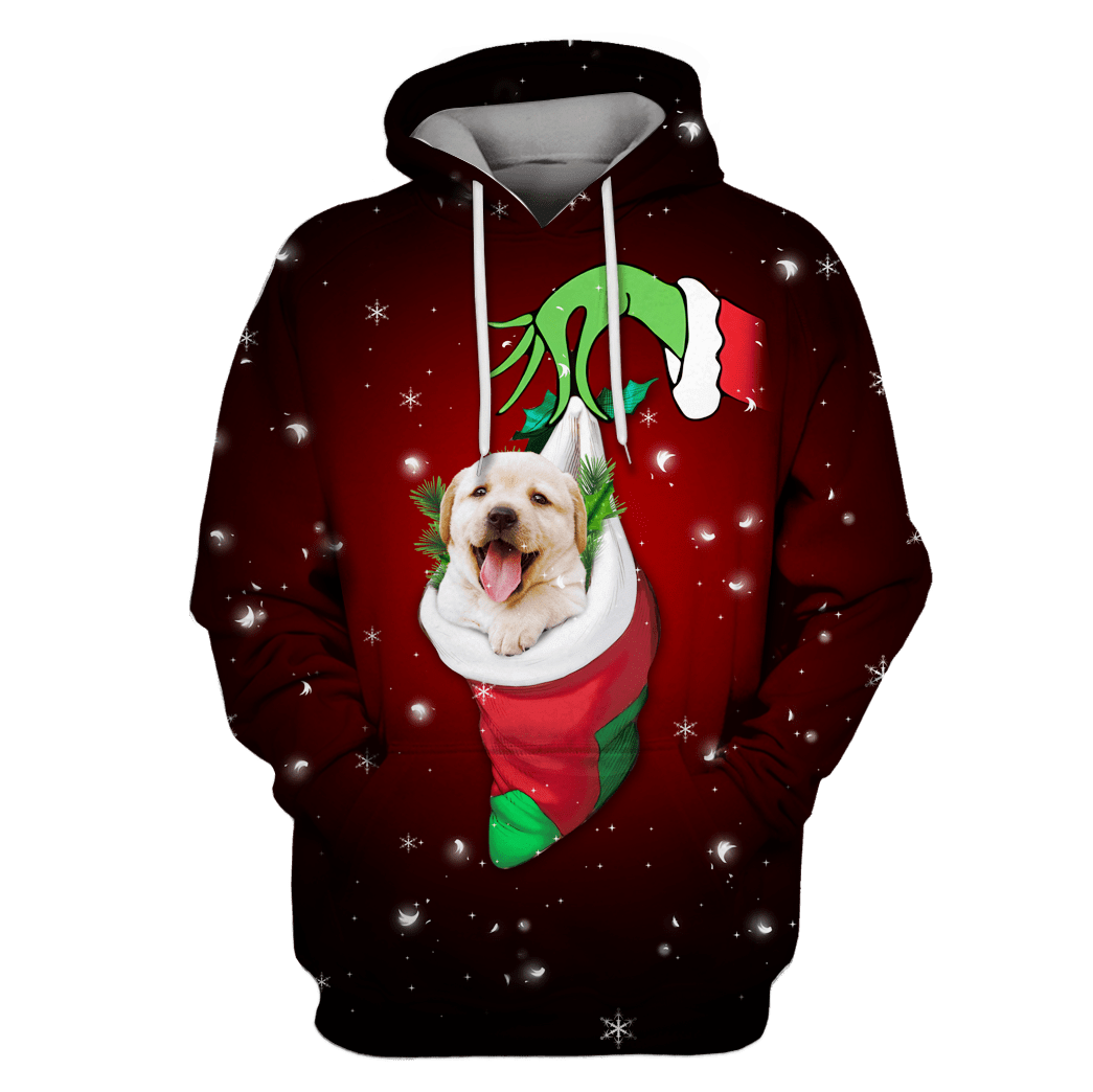 Labrador Retriever Merry Christmas Custom T-Shirt – Hoodies Apparel