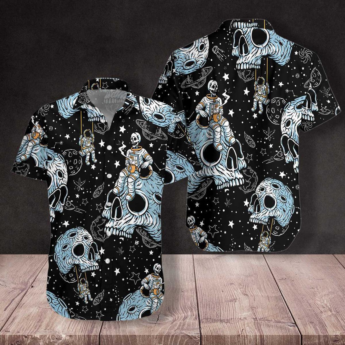 Lonely Skull Planet Outta Space Hawaii Shirt For Men Women Ha57111