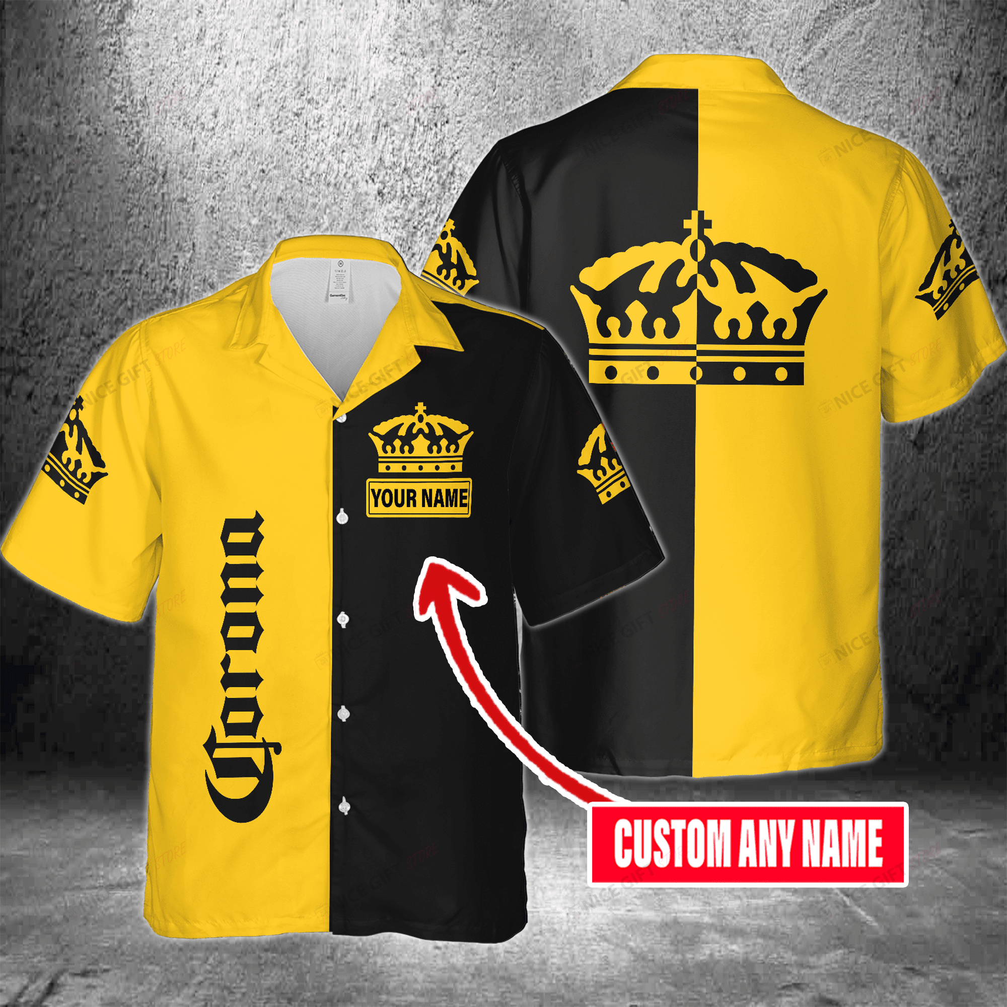 Corona Extra Custom Name Hawaiian Shirt 3Hs-G4H7