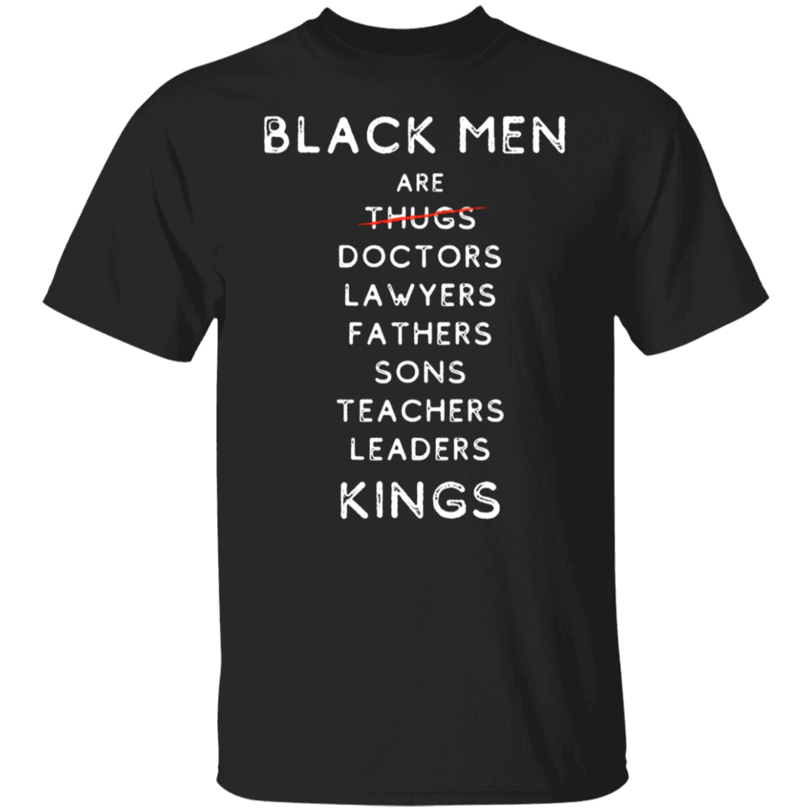 Proud Black Men T-Shirt Honor African American Black History Juneteenth Gift Ideas