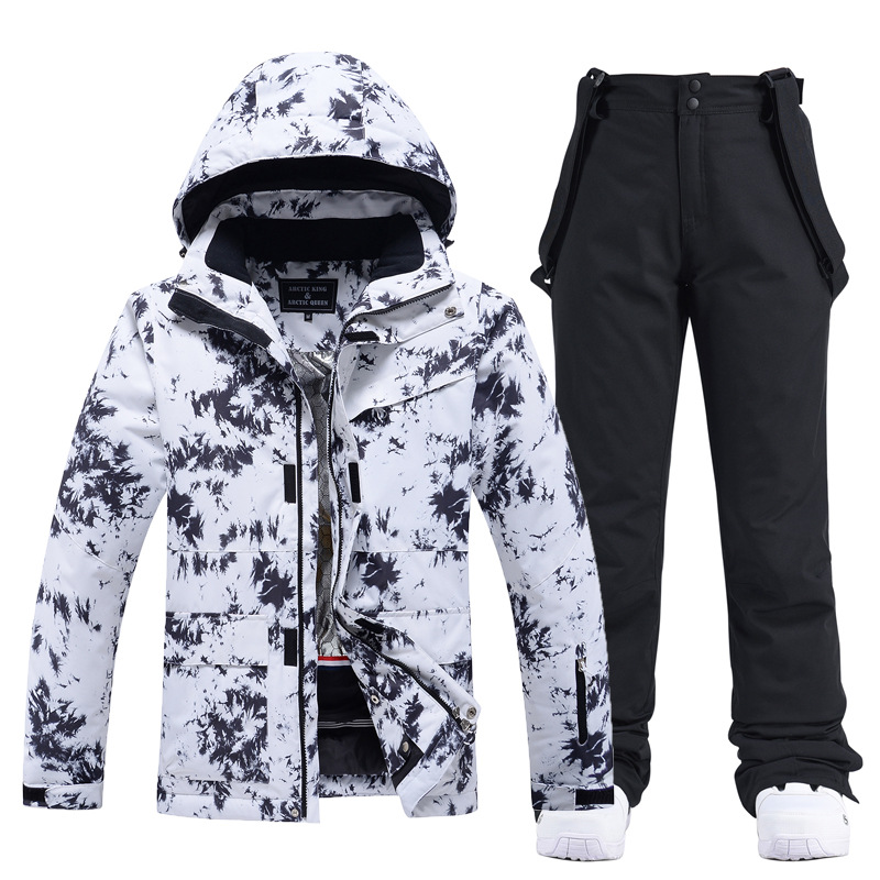 2022 Warm Ski Suit Winter Windproof Waterproof Skiing Snowboarding Suit Snow Jacket Pants Set Men Women Fashion Ski Coat Costume alx